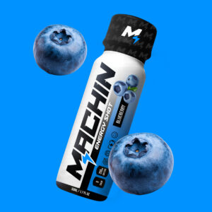 Machin Energy Shot – Blueberry Flavor 50ml (12 pcs)