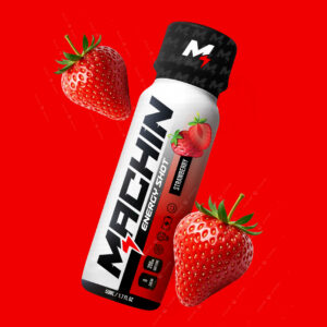 Machin Energy Shot - Strawberry Flavor 50ml (12 pcs)