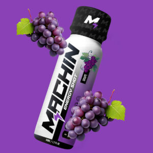 Machin Energy Shot – Grape Flavor 50ml (12 pcs)
